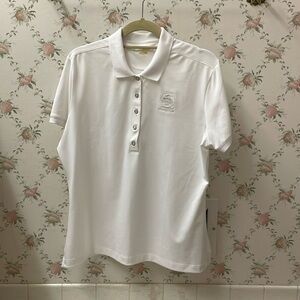 Never worn women’s white golf polo